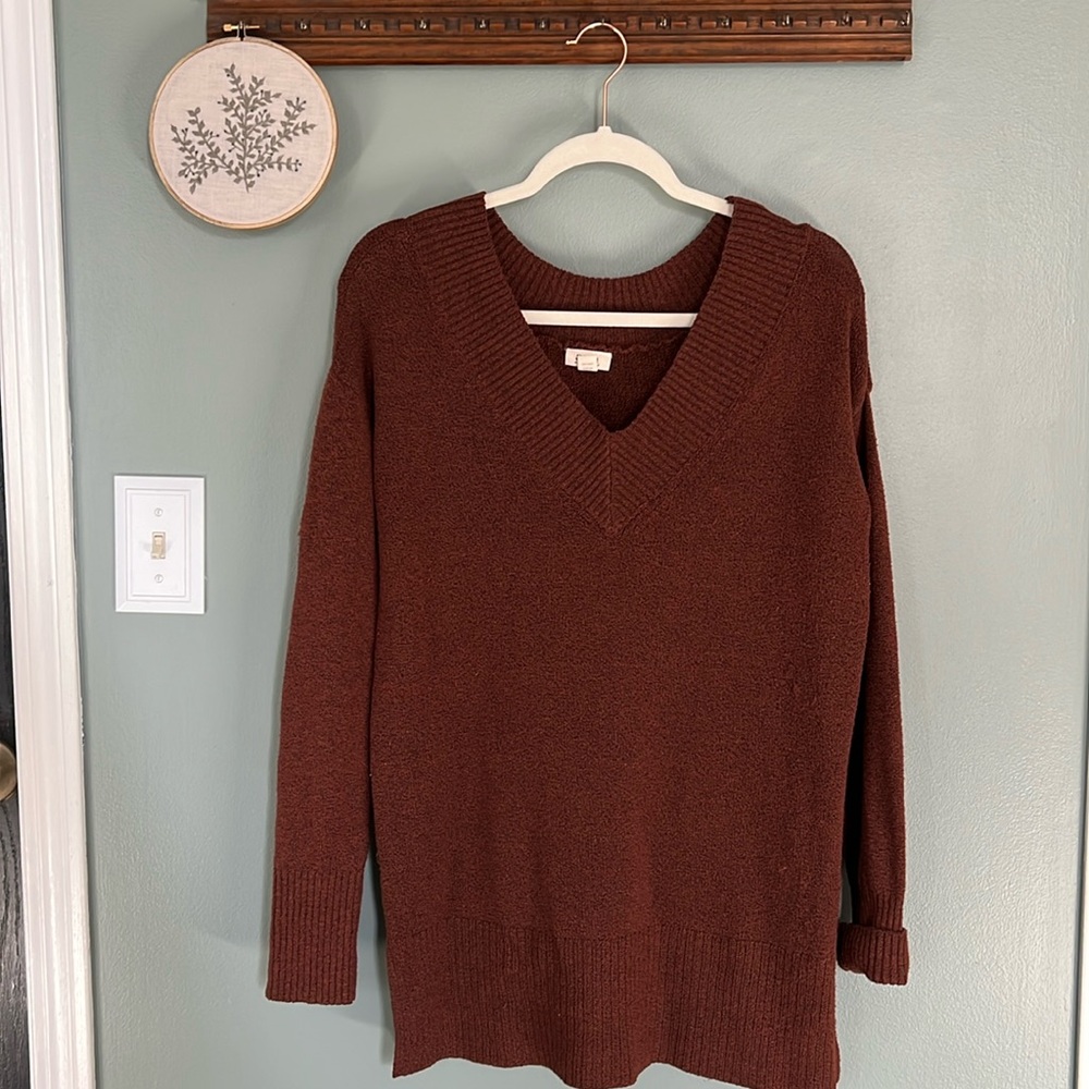 Soft rust colored sweater